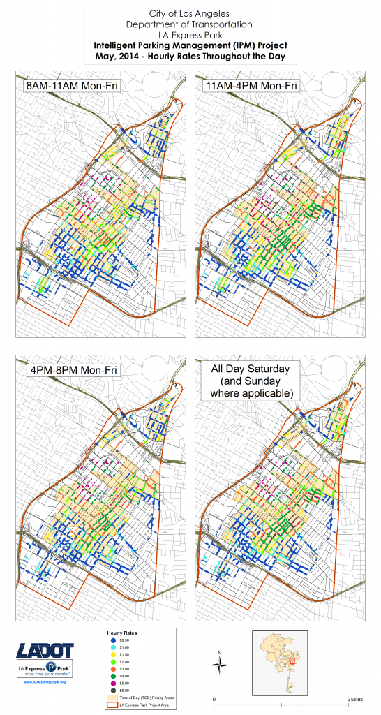 Quad Rate Maps by Time of Day